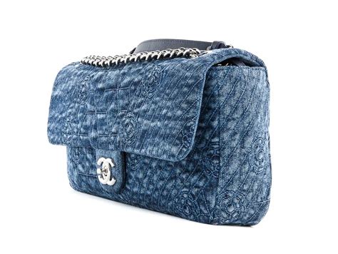 chanel denim camellia flap bag|chanel single flap bag price.